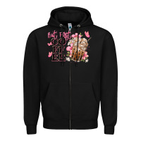 Black but first coffee floral Zipper Hoodie - JahusDesignShop