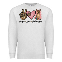 Peace Love Chihuahua Premium Sweatshirt | Teevron