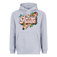Heather Grey first grade Heavyweight Hoodie - JahusDesignShop