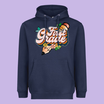 First Grade Heavyweight Hoodie Designed By Jahusdesignshop