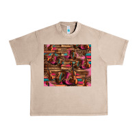 French Oak valentines day violin and cowboy boots country music Urban Heavy Tee - Jasminsmagicworld