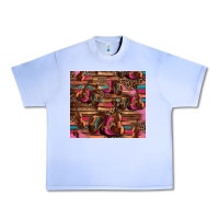 Valentines Day Violin And Cowboy Boots Country Music Urban Heavy Tee | Teevron