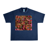 Navy valentines day violin and cowboy boots country music Urban Heavy Tee - Jasminsmagicworld