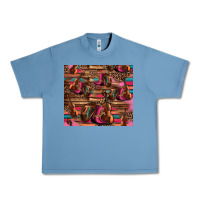 Pebble Blue valentines day violin and cowboy boots country music Urban Heavy Tee - Jasminsmagicworld