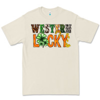 Bone Western lucky with clover St. Patricks day Premium Tee - HowdyJamesFarm