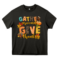 Asphalt gather around and give thanks Heavy Core Tee - CowGirlArtShop