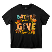 Black gather around and give thanks Heavy Core Tee - CowGirlArtShop