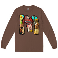 Chestnut farm life alphabet lowercase letters m Long Sleeve Tee - BundleAndBundleShop