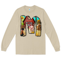 Mushroom farm life alphabet lowercase letters m Long Sleeve Tee - BundleAndBundleShop