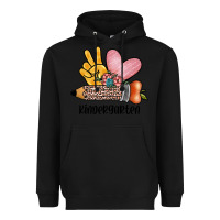 Black peace love kindergarten Heavyweight Hoodie - JahusDesignShop
