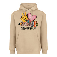 Mushroom peace love kindergarten Heavyweight Hoodie - JahusDesignShop