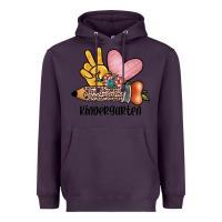 Plum peace love kindergarten Heavyweight Hoodie - JahusDesignShop