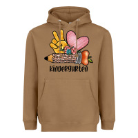 Toasted Coconut peace love kindergarten Heavyweight Hoodie - JahusDesignShop