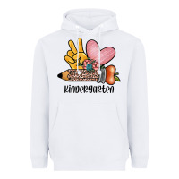 White peace love kindergarten Heavyweight Hoodie - JahusDesignShop