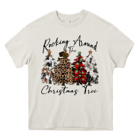 Cream rocking around the christmas tree Heavy Core Tee - CowGirlArtShop