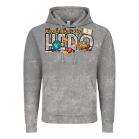Cloud Rock My Daddy is my Hero Teacher Vintage Hoodie - CowhideDigitalArt
