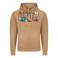 Vintage Camel My Daddy is my Hero Teacher Vintage Hoodie - CowhideDigitalArt