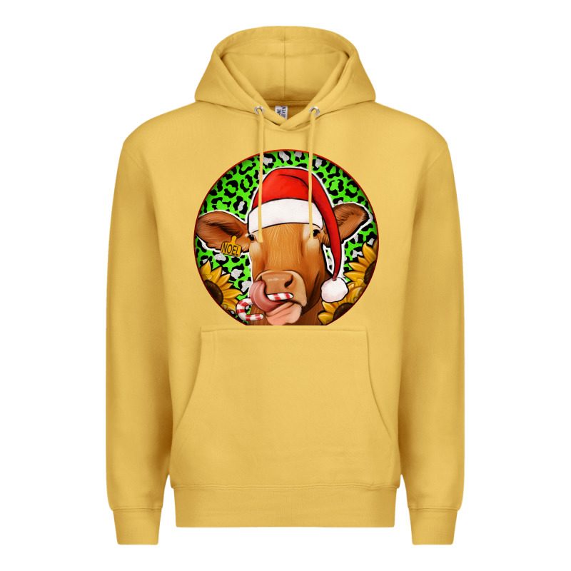 Christmas Circle Earrings Premium Hoodie by Jasminsmagicworld | Teevron