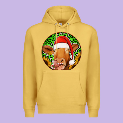 Christmas Circle Earrings Premium Hoodie Designed By Jasminsmagicworld