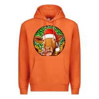 Carrot christmas circle earrings Premium Hoodie - Jasminsmagicworld