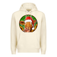Sandshell christmas circle earrings Premium Hoodie - Jasminsmagicworld