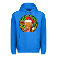 True Royal christmas circle earrings Premium Hoodie - Jasminsmagicworld
