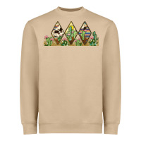 Cactus Cowhide Serape Heavyweight Sweatshirt | Teevron