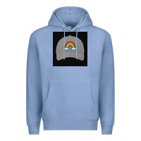 Colony Blue capt america Premium Hoodie - Rosma