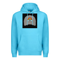 Ocean Blue capt america Premium Hoodie - Rosma