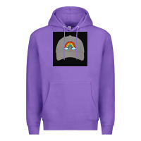 Purple capt america Premium Hoodie - Rosma