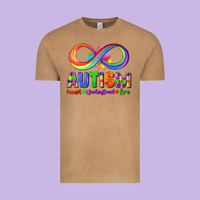 Autism Accept Understand Love Vintage Tee Designed By Fadigitalartstudio