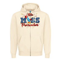 Sandshell little miss firecracker Zipper Hoodie - JahusDesignShop