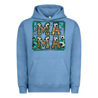 Pigment Pebble Blue soccer mama Urban Hoodie - Jasminsmagicworld