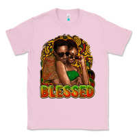 Bubblegum Pink Black couple blessed Classic Tee - HowdyJamesFarm