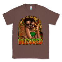 Chestnut Black couple blessed Classic Tee - HowdyJamesFarm