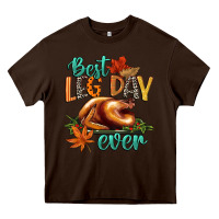 Chocolate Brown best leg day ever Heavy Core Tee - CowGirlArtShop