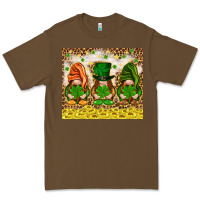 Cacao St. Patrick's Day gnomies with leopard tumbler Premium Tee - HowdyJamesFarm