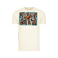 Vintage Arctic football cross aztec leopard background Vintage Tee - RanaPortraitStore