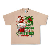 Burro Hot Cocoa And Christmas Movie Urban Heavy Tee - BundleAndBundleShop