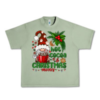 Oil Green Hot Cocoa And Christmas Movie Urban Heavy Tee - BundleAndBundleShop