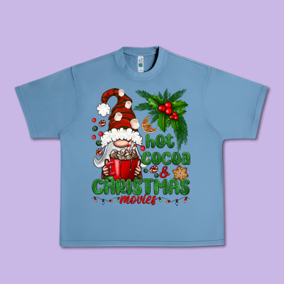 Hot Cocoa And Christmas Movie Urban Heavy Tee Designed By Bundleandbundleshop