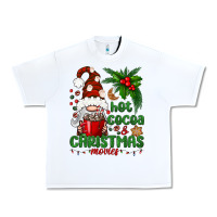 White Hot Cocoa And Christmas Movie Urban Heavy Tee - BundleAndBundleShop