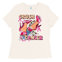 Crush Breast Cancer Ladies Tee | Teevron