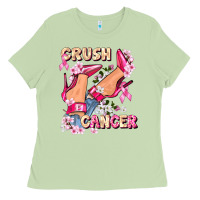 Matcha Crush Breast Cancer Ladies Tee - FaDigitalArtStudio