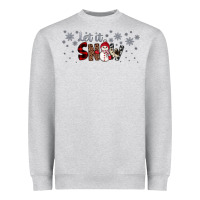 Christmas Let It Snow Heavyweight Sweatshirt | Teevron
