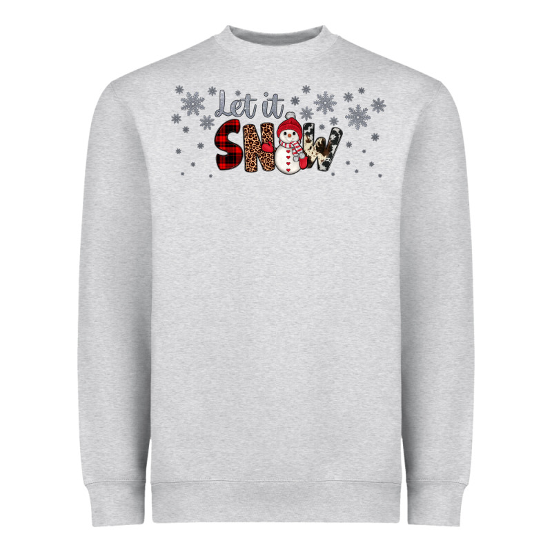 Christmas Let It Snow Heavyweight Sweatshirt by JahusDesignShop | Teevron