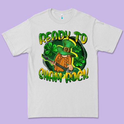 Ready To Sham Rock St. Patrick's Day Premium Tee Designed By Cowgirlartshop
