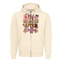 Sandshell life begins after coffee Zipper Hoodie - JahusDesignShop