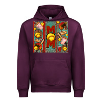 Mauve Wine softball mom Urban Hoodie - Jasminsmagicworld