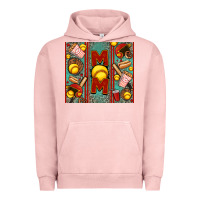 Pigment Salmon softball mom Urban Hoodie - Jasminsmagicworld